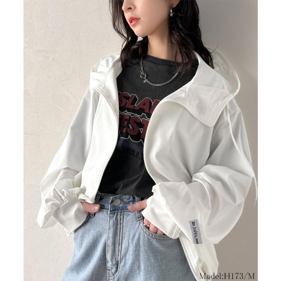 《java ジャバコラボ》 ラッシュガード レディース 長袖 アウター 多機能 水陸両用 フィンガーホール uvカット パーカー 吸水速乾 大きいサイズ 春 夏 | classicalelf | 02