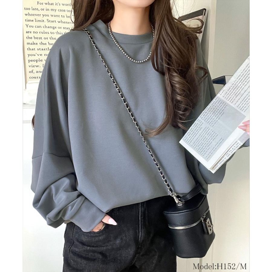 《java ジャバ コラボ》 スウェット レディース トップス ドルマン ダンボール 素材 ビッグ トレーナー 長袖 ゆるっと オーバーサイズ 大きいサイズ 秋 冬 | classicalelf | 14