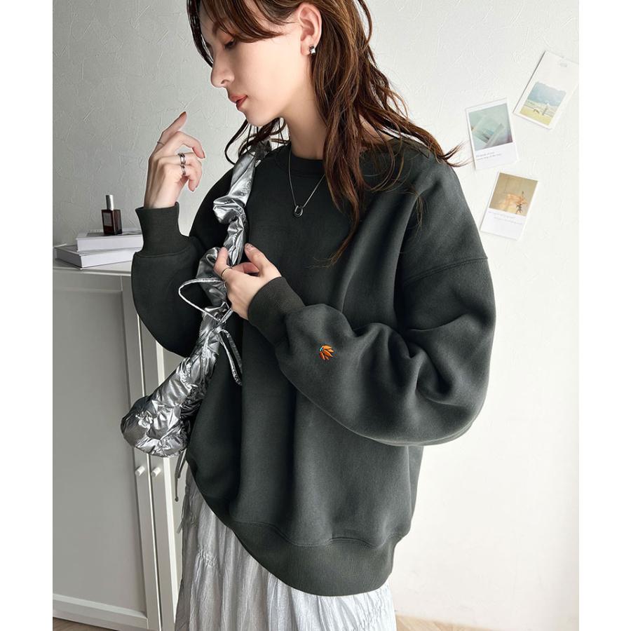 《java ジャバコラボ》 トップス スウェット レディース 前後 2way タイ レシピ 刺繍 裏起毛スウェット 男女兼用 ユニセックス メンズ ゆるっと | classicalelf | 08