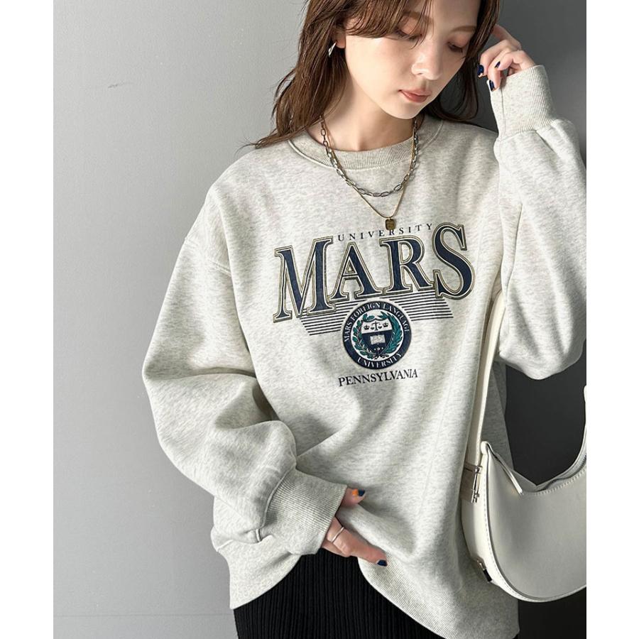 《javaジャバコラボ》 トップス スウェット レディース カレッジ ロゴ クラック プリント 裏起毛スウェット 男女兼用 ユニセックス メンズ ゆるっと | classicalelf | 14