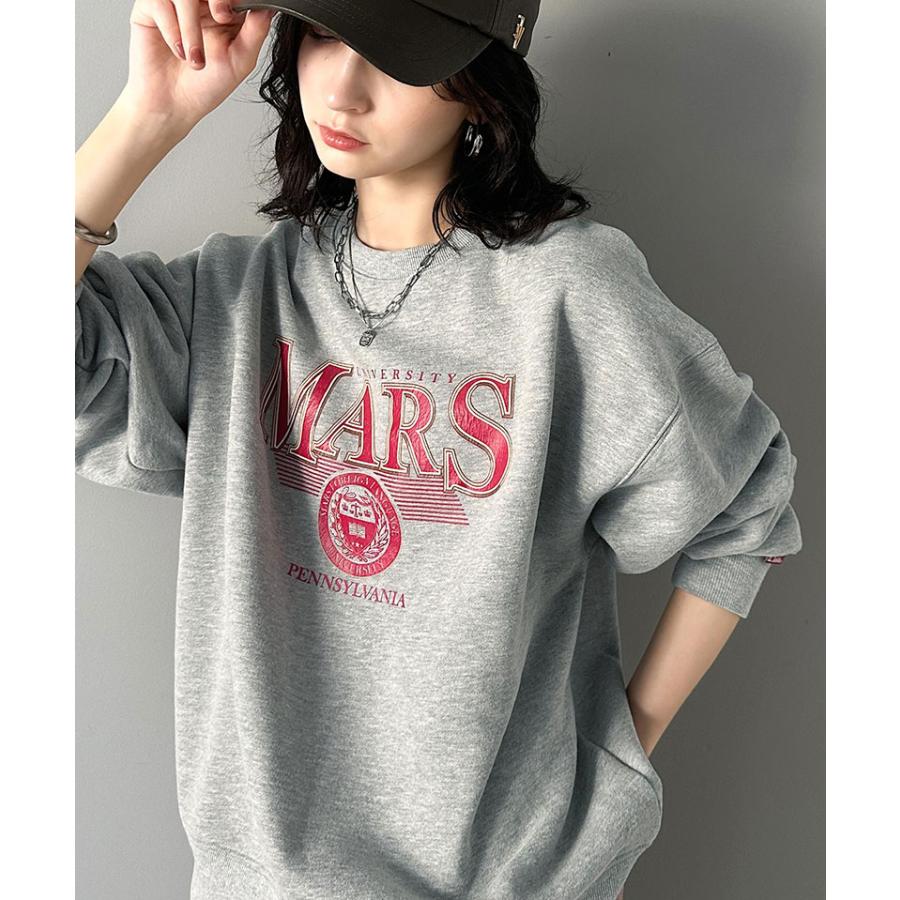 《javaジャバコラボ》 トップス スウェット レディース カレッジ ロゴ クラック プリント 裏起毛スウェット 男女兼用 ユニセックス メンズ ゆるっと | classicalelf | 08