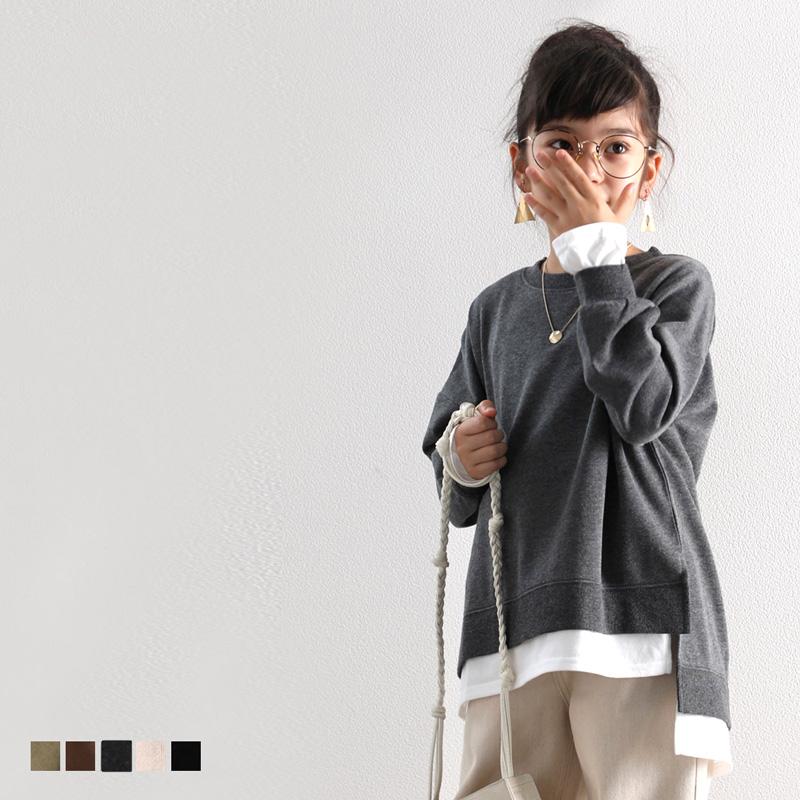 メール便 送料無料 女の子 男の子 キッズ 子供服 ボーイッシュ おしゃれ 親子コーデ 春 夏 ss 長袖 レイヤード Kcl7003 Classical Elf Xxs 5lまで取扱 通販 Yahoo ショッピング