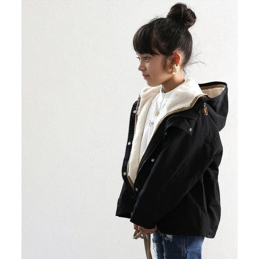 女の子 男の子 キッズ 3WAY マウンテンパーカー ボアジャケット 親子コーデ ジュニア 秋 冬 春 | classicalelf | 04