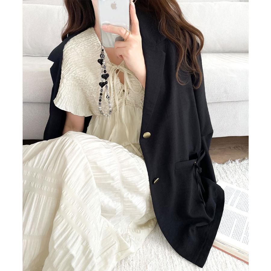 【mily bilet】ワンピース レディース 微光沢 素材 マジョリカ プリーツ ギャザー 使い フレア ワンピ ロング ゆるっと オーバーサイズ 大きいサイズ | classicalelf | 07