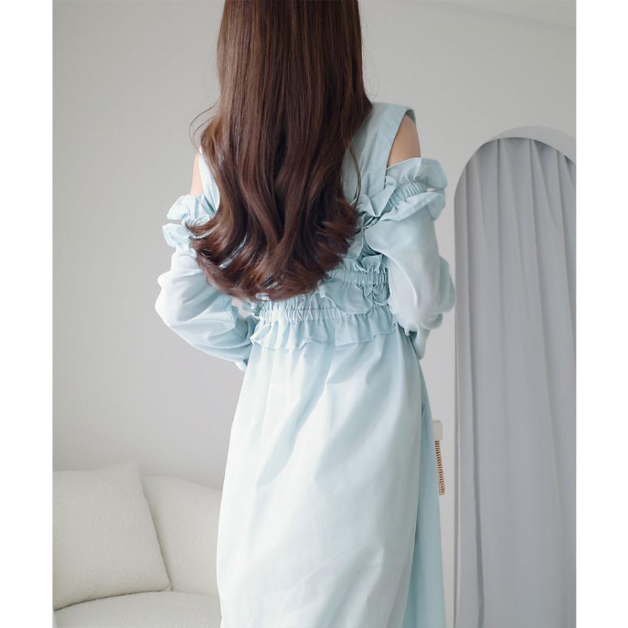 【mily bilet】ワンピース レディース 袖 取外し 可能 マルチウェイ ビスチェ ドッキング ストライプ シャツワンピ 着回し レイヤードコーデ | classicalelf | 06