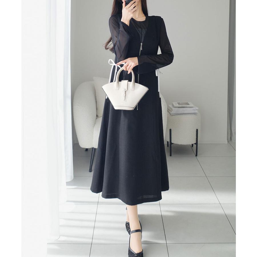 cygne ジャンスカ Calin 黒 1 新品未使用 完売品 classicalelf（クラシカルエルフ） 【mily bilet】 ワンピース