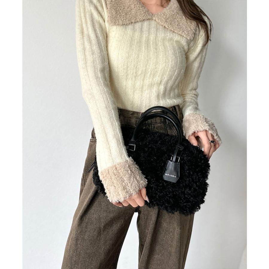 【mily bilet】バッグ ボストンバッグ レディース キーチャーム 使い ２WAY ボア ミニ ボストン 大きいサイズ 秋 冬 クラシカルエル | classicalelf | 10