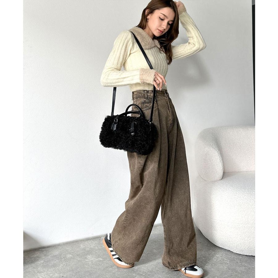 【mily bilet】バッグ ボストンバッグ レディース キーチャーム 使い ２WAY ボア ミニ ボストン 大きいサイズ 秋 冬 クラシカルエル | classicalelf | 11