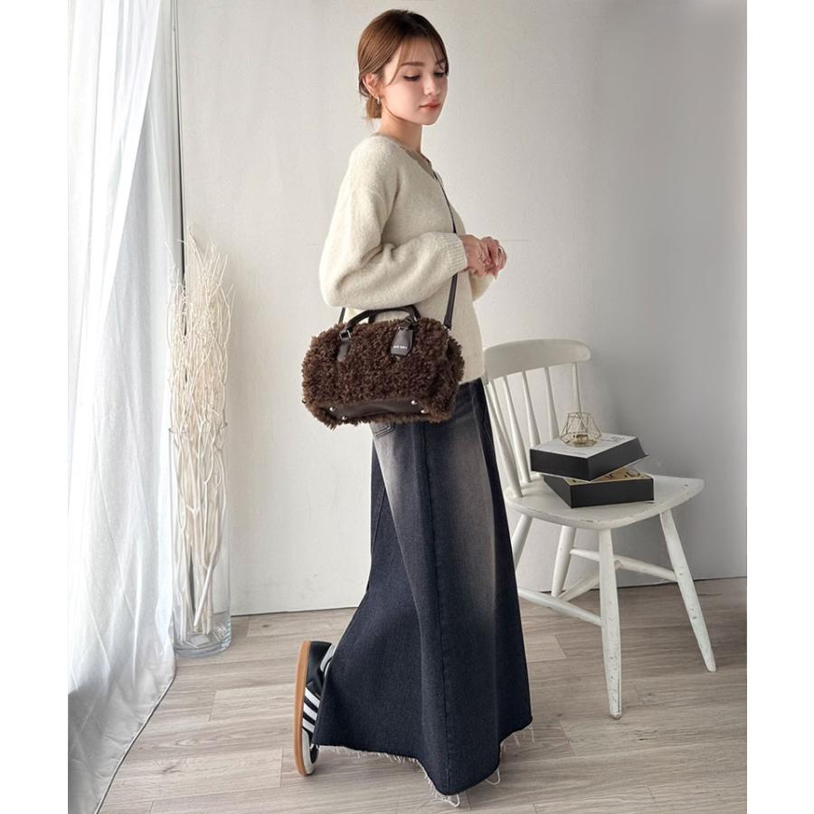 【mily bilet】バッグ ボストンバッグ レディース キーチャーム 使い ２WAY ボア ミニ ボストン 大きいサイズ 秋 冬 クラシカルエル | classicalelf | 15