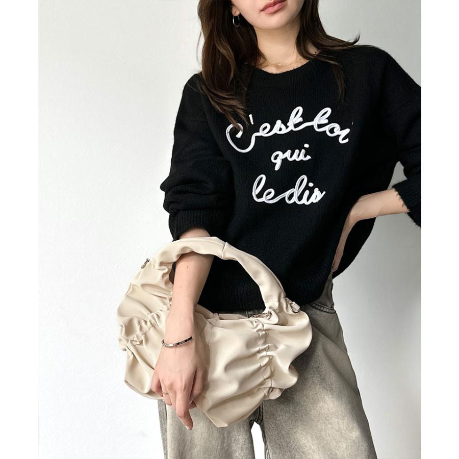 【mily bilet】バッグ ハンドバッグ レディース 2way スウェード 風 コイン チャーム 付き ギャザー チェーン ショルダー 取り外し 可能 大きいサイズ | classicalelf | 05