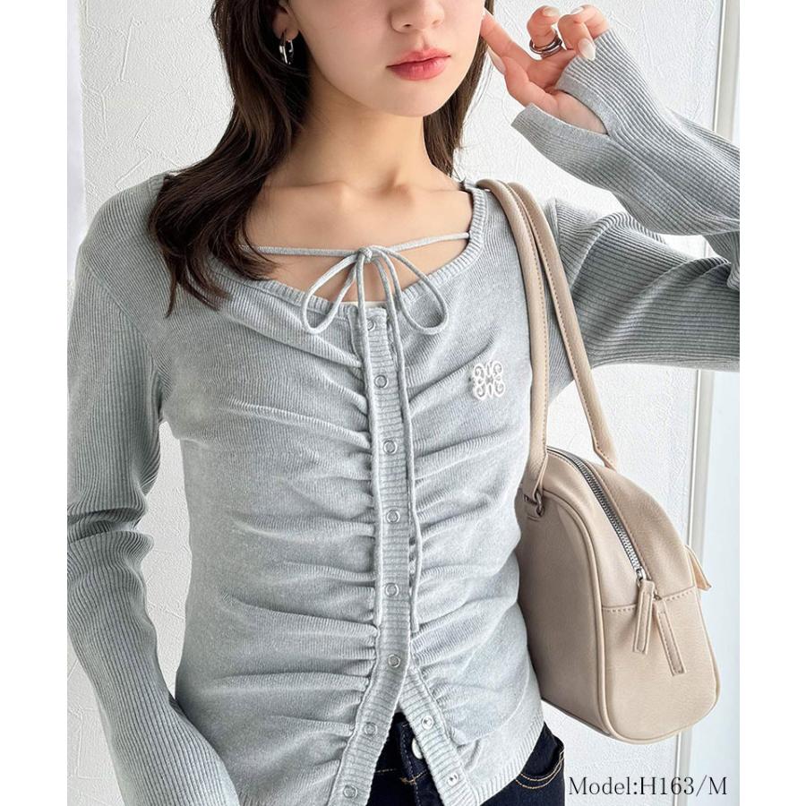 【mily bilet】トップス ニット レディース 胸シャーリングニット | classicalelf | 10