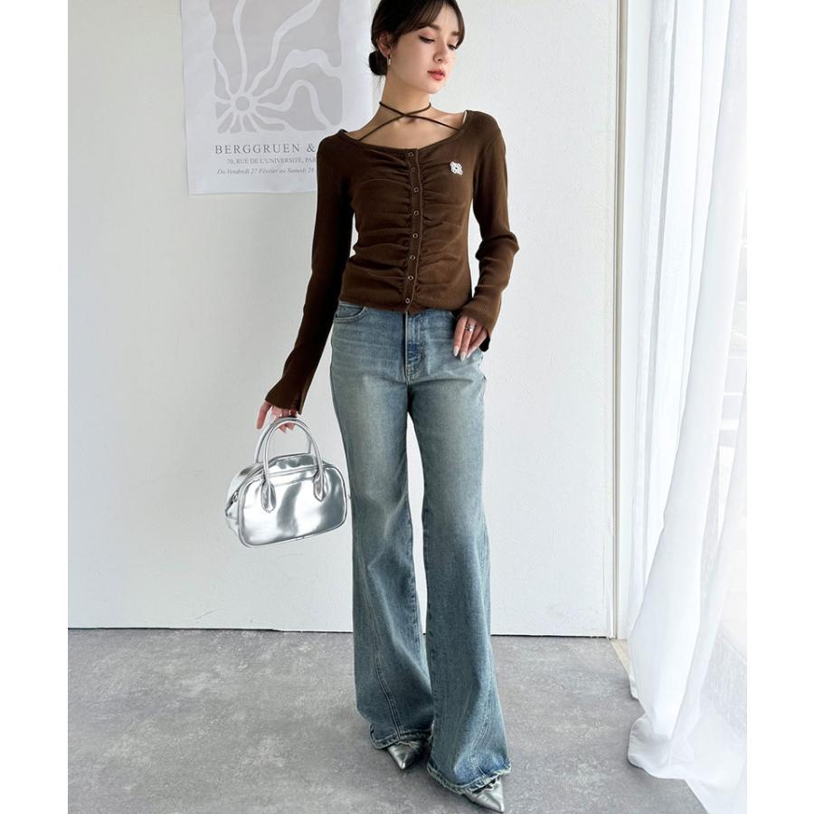 【mily bilet】トップス ニット レディース 胸シャーリングニット | classicalelf | 14