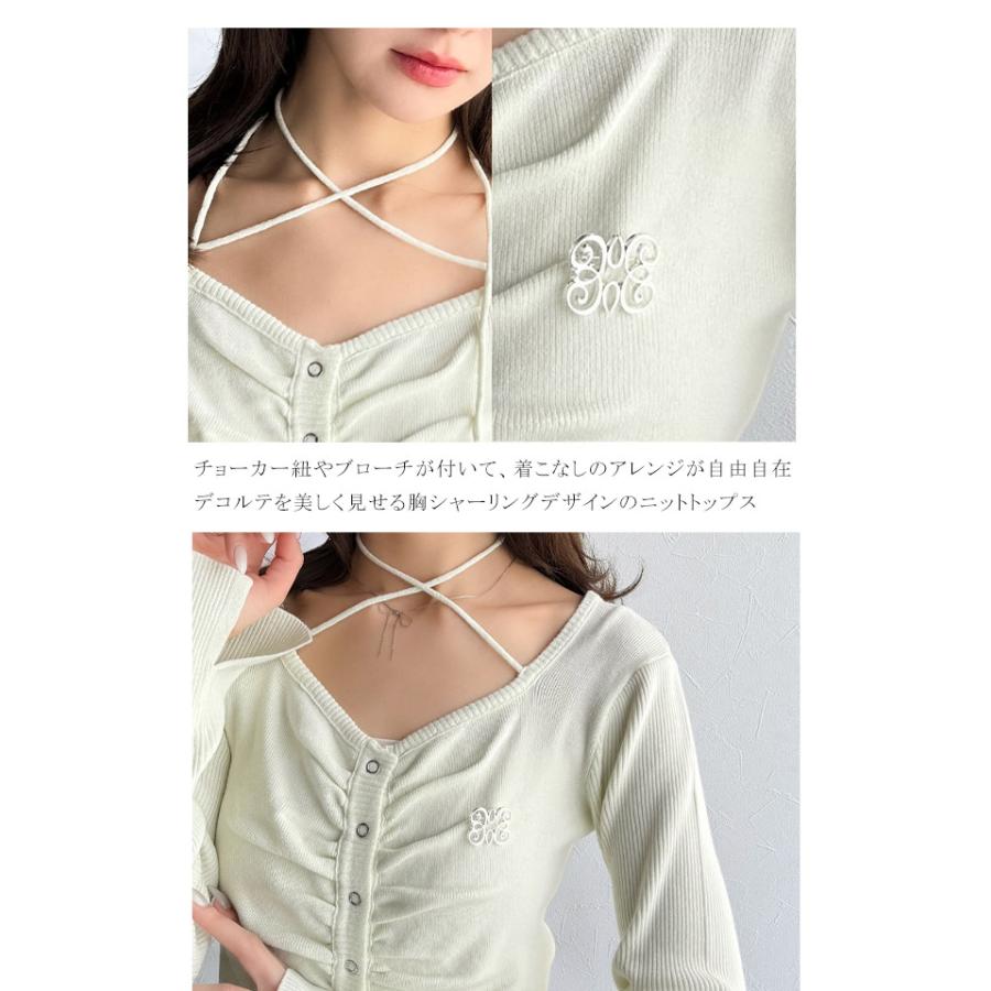 【mily bilet】トップス ニット レディース 胸シャーリングニット | classicalelf | 16