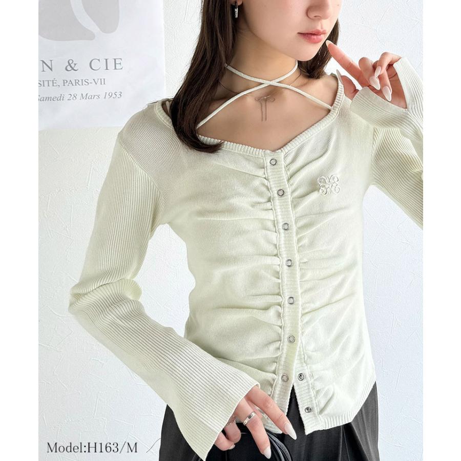 【mily bilet】トップス ニット レディース 胸シャーリングニット | classicalelf | 02