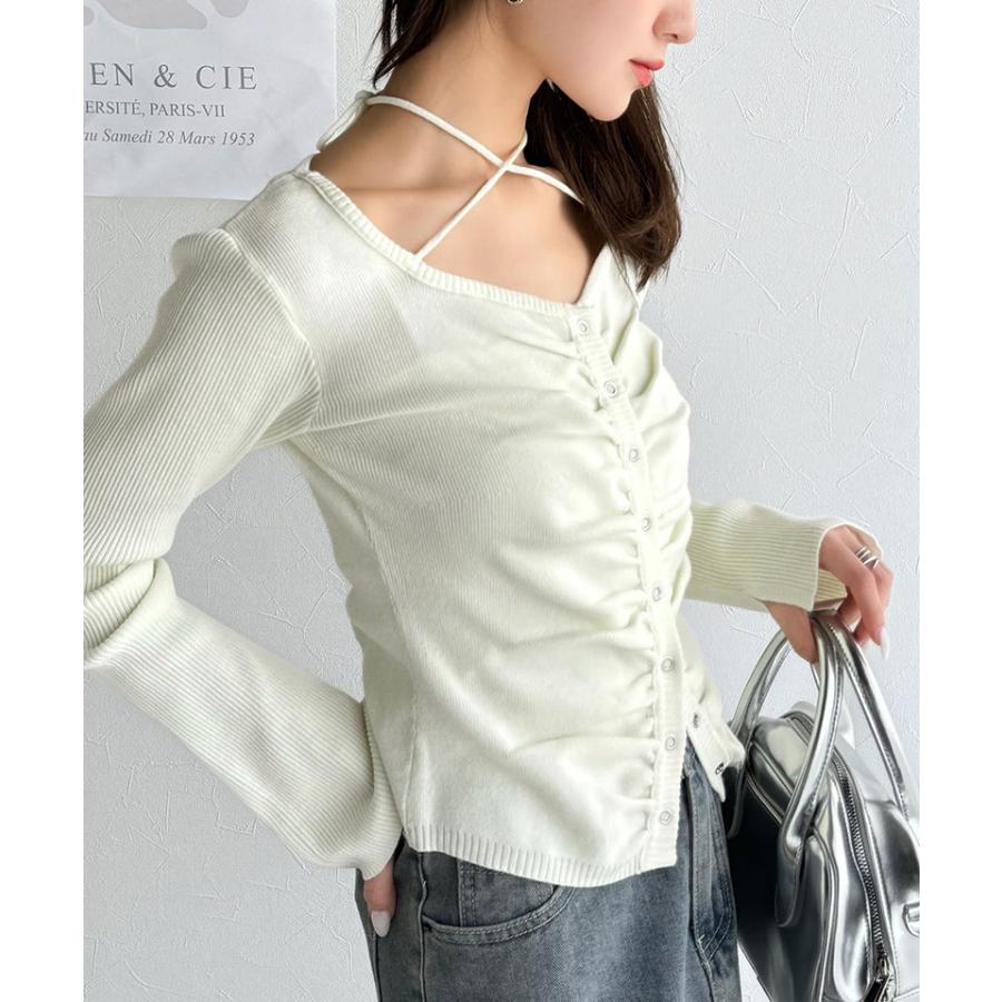 【mily bilet】トップス ニット レディース 胸シャーリングニット | classicalelf | 04