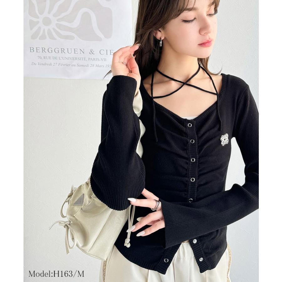 【mily bilet】トップス ニット レディース 胸シャーリングニット | classicalelf | 06