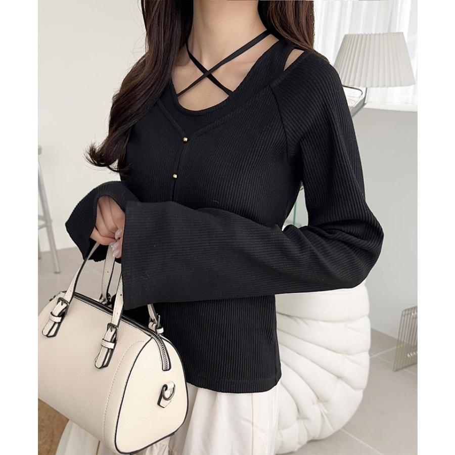 【mily bilet】トップス Tシャツ レディース ゴールド ボタン | classicalelf | 11