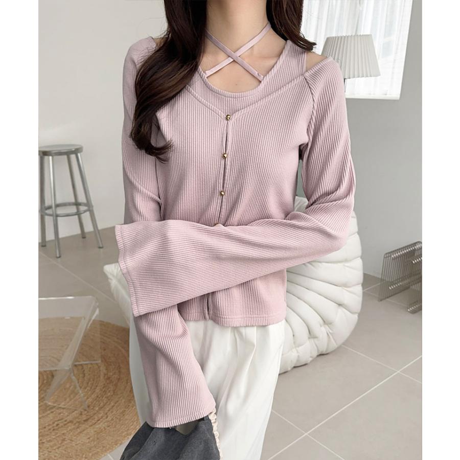 【mily bilet】トップス Tシャツ レディース ゴールド ボタン | classicalelf | 16