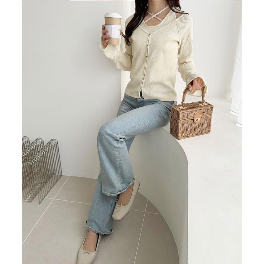 【mily bilet】トップス Tシャツ レディース ゴールド ボタン | classicalelf | 04