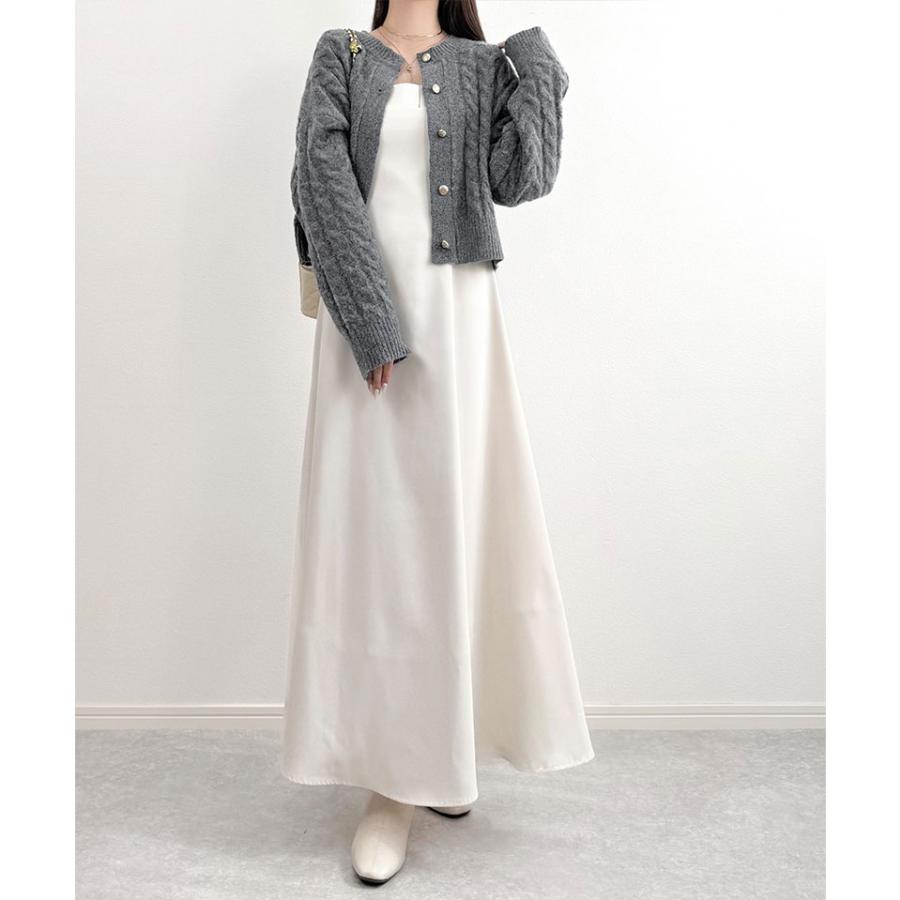 【mily bilet】 トップス カーディガン レディース エンブレム ゴールド ボタン ケーブル シャギー ニットカーデ 長袖 大きいサイズ 秋 冬 2025aw | classicalelf | 10