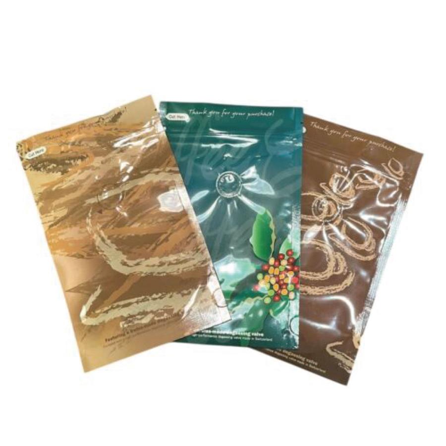 チャック付きアルミ蒸着 スタンドパック Coffee Cherry 80150-V バルブ付（30袋セット） |  | 04