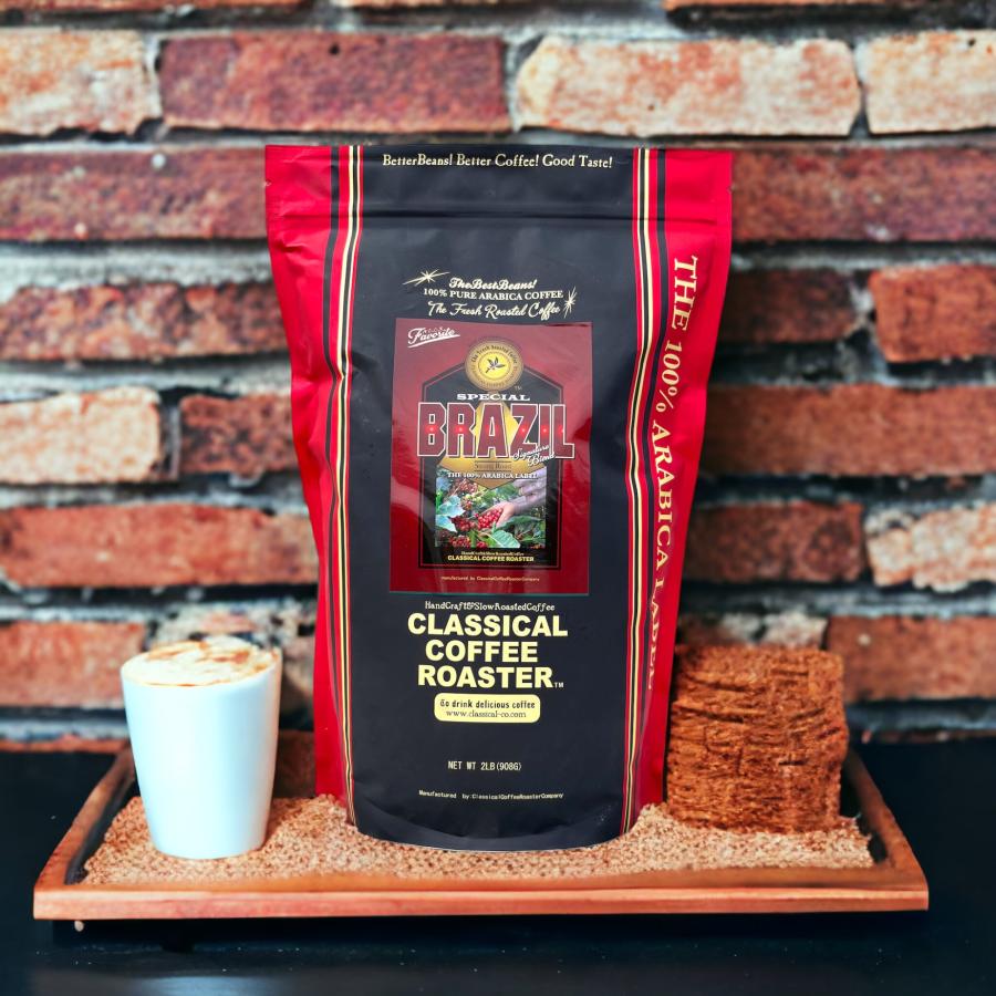 クラシカルコーヒーロースタ− コーヒー 粉 スペシャルブラジルブレンドコーヒー 2lb/908g 極細挽 | CLASSICAL COFFEE ROASTER | 02