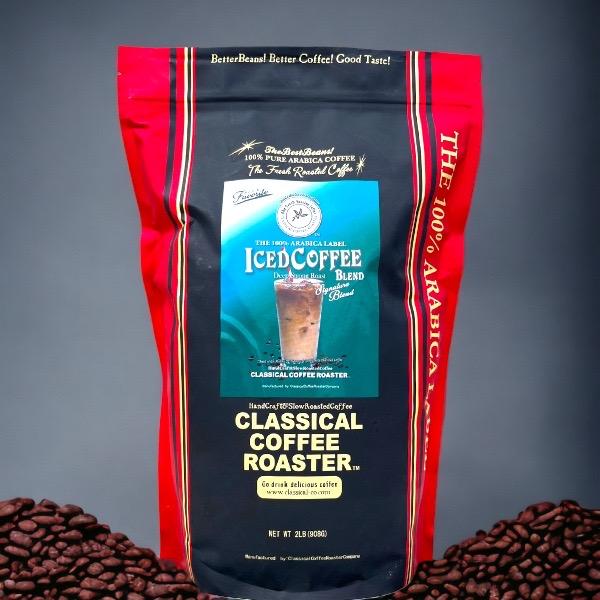 クラシカルコーヒーロースター コーヒー豆 スペシャル アイスコーヒーブレンドコーヒー 2lb/908g 豆のまま 極深煎り | CLASSICAL COFFEE ROASTER | 01