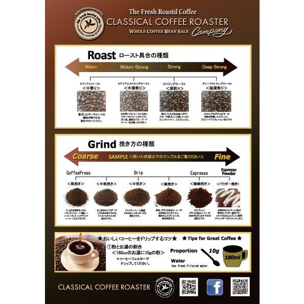 コーヒー 珈琲 コーヒー豆 ブラジルサントス SC17/18  ストレート コーヒー 250g  8.8oz  豆 or 挽 | CLASSICAL COFFEE ROASTER | 02