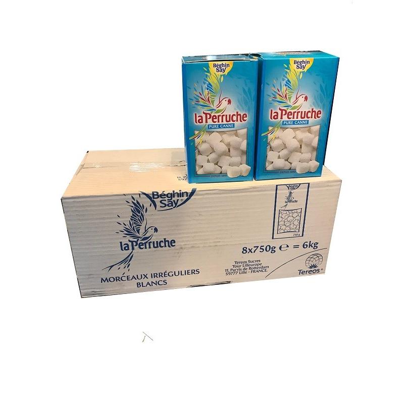 お得なケース販売 BeghinSay ベギャンセ ペルーシュ キューブシュガー 750g×8個 [ホワイト/ブラウン] |  | 01