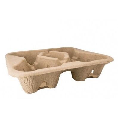 テイクアウト カップフォルダー 使い捨て 4杯入 8-22oz 対応　50個入 | 