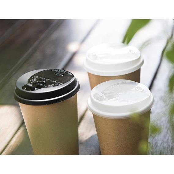 テイクアウト リッド 8oz用　CCR ホットカップリッド ブラック 50個入 |  | 02