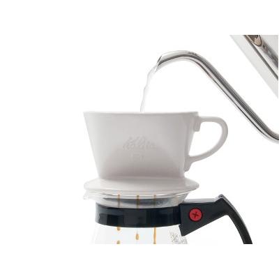 Kalita（カリタ） 陶器製コーヒードリッパー 102-ロト ホワイト #02001 