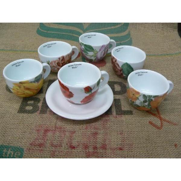 ANCAP社　ローズ　カプチーノカップ＆ソーサー　約200cc 6種類セット | 