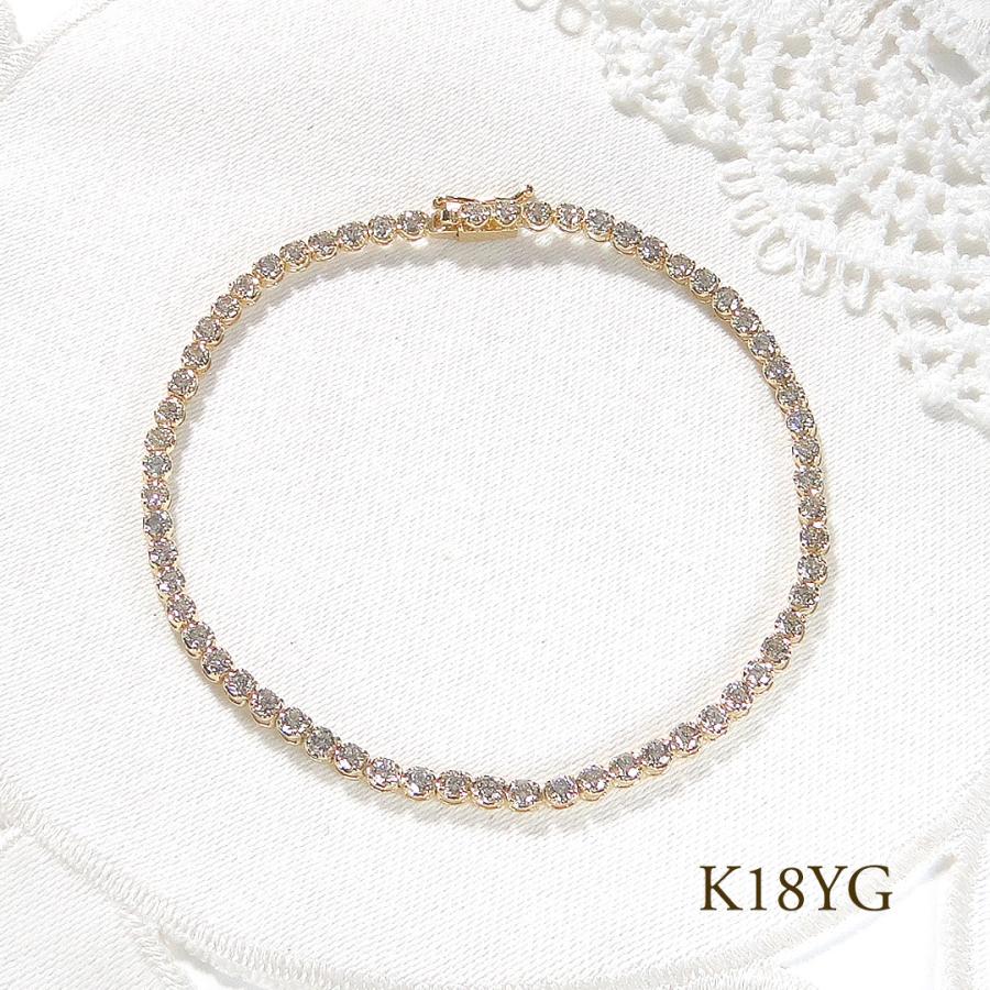 Classic CHESS（クラシックチェス） K18YG 2.0ct ダイヤモンド テニス