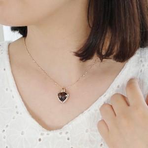 santaku ブラウンジェムストーン ネックレス santaku ブラウンジェムストーン ネックレス - メルカリ