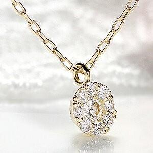 ネックレス ダイヤモンド ネックレス ペンダント クリスマス 誕生日 プレゼント イエローゴールド K18YG 0.20ct  VSクラス Verygood  CSN00145-YGの画像