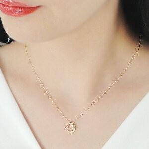 K18YG ムーンストーン & ダイヤモンド ネックレス ペンダント イエローゴールド 月 三日月 クレセント 18金 K18 ギフト お守り  CSN00148-18Y | Classic CHESS | 02