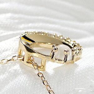 K18YG ムーンストーン & ダイヤモンド ネックレス ペンダント イエローゴールド 月 三日月 クレセント 18金 K18 ギフト お守り  CSN00148-18Y | Classic CHESS | 03