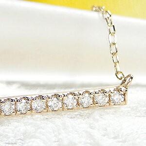 ダイヤモンド ネックレス ラインネックレス リバーシブル 2way 18金 イエローゴールド 0.2ct ダイヤ 可愛い 人気 ライン ストレート k18 CSN00154-18Y | Classic CHESS | 03