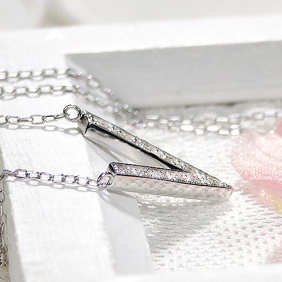 Pt950 ハートアンドキューピッド ダイヤモンド V字 ネックレス リバーシブル 0.3ct H&C 0.3カラット ダイヤ ギフト プレゼント プラチナ CSN00182-PT | Classic CHESS | 03