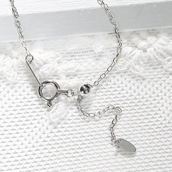 Pt950 ハートアンドキューピッド ダイヤモンド V字 ネックレス リバーシブル 0.3ct H&C 0.3カラット ダイヤ ギフト プレゼント プラチナ CSN00182-PT | Classic CHESS | 05