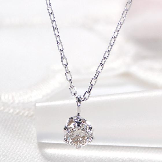 【K10WG 天然ダイヤモンドネックレス】 fit=scale-down,w=1200