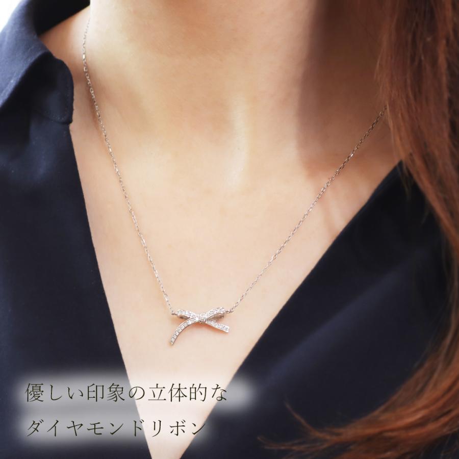 K18×シルバー ダイヤモンド0.13ct リボン ブローチ 総重量12.0g 【公式