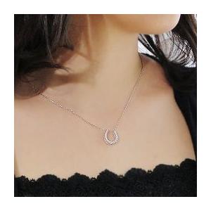 Classic CHESS ダイヤモンド ネックレス 馬蹄 モチーフ K18WG