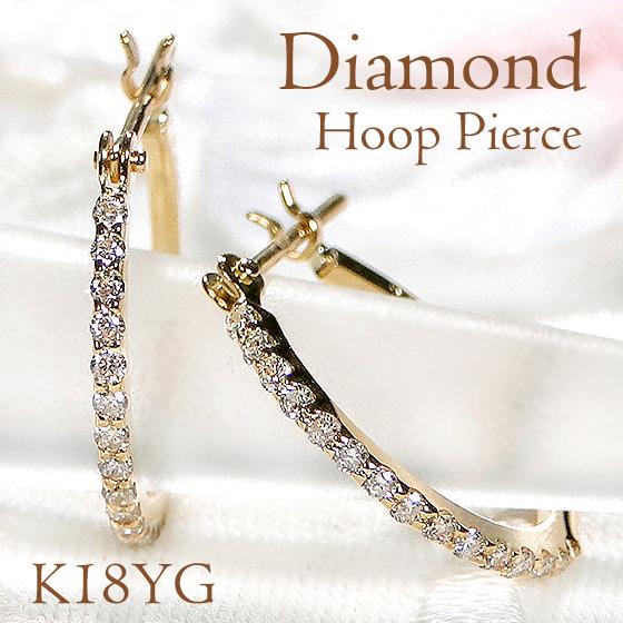 Classic CHESS（クラシックチェス） K18YG 0.16ct ダイヤモンド フープ