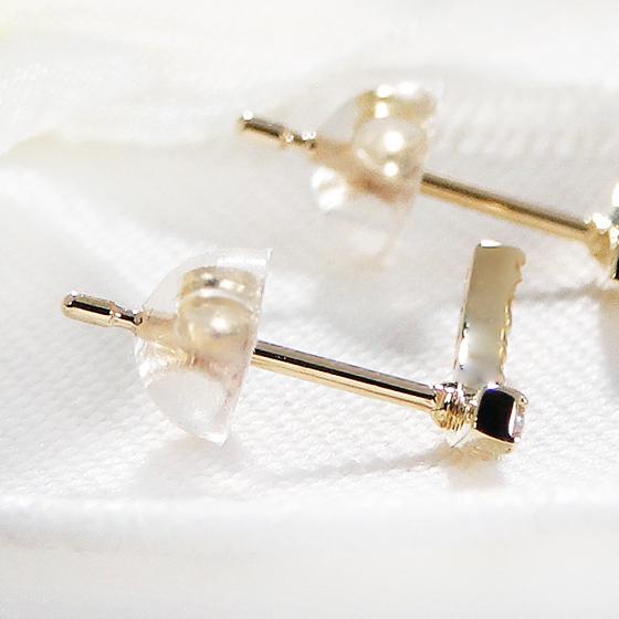 K18WG 合計0.1ct ダイヤモンド　ピアス Amazon | KASHIMA K18/PG/WG 0.1ct 1粒ダイヤモンドピアス 18金