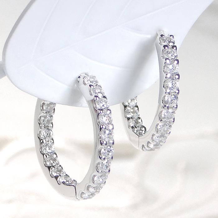 ※値下げハートフープピアス（ダイヤモンド/K18ホワイトゴールド） 113diaf05w_01x.jpg