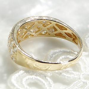 完動品 指輪 リング ダイヤモンド レディース １カラット パヴェ クリスマス 誕生日 プレゼント イエローゴールド 18金 K18 ダイヤ 豪華 1ct pave csr0064-18 【JSB1462363027】(51274円)