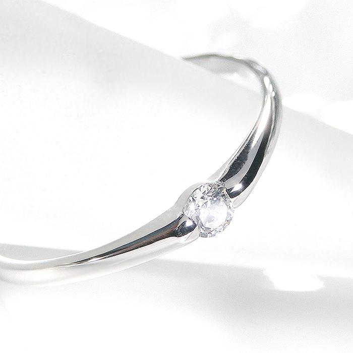 pt900 一粒ダイヤモンド リング 指輪 　0.08ct　ダイヤモンド リング ハードプラチナ使用　プラチナ  指輪の画像