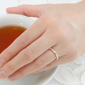 指輪　レディース　ダイヤモンド リング エタニティ　K18YG ドット ゴールド 0.25ct CSR0146-18Yの画像